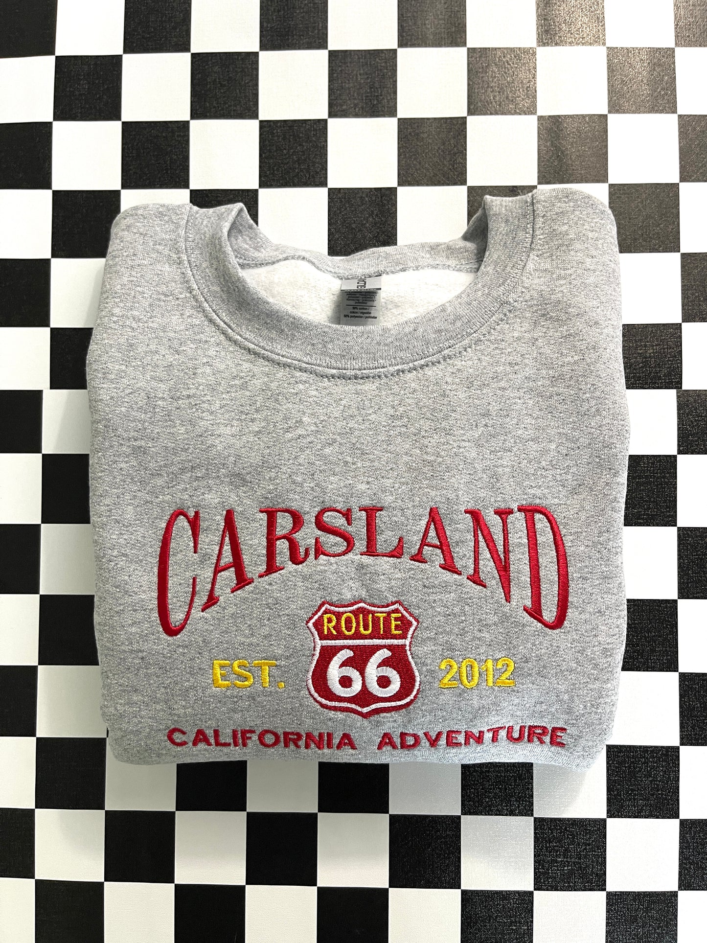 Cars Land Sweatshirt, Embroidered