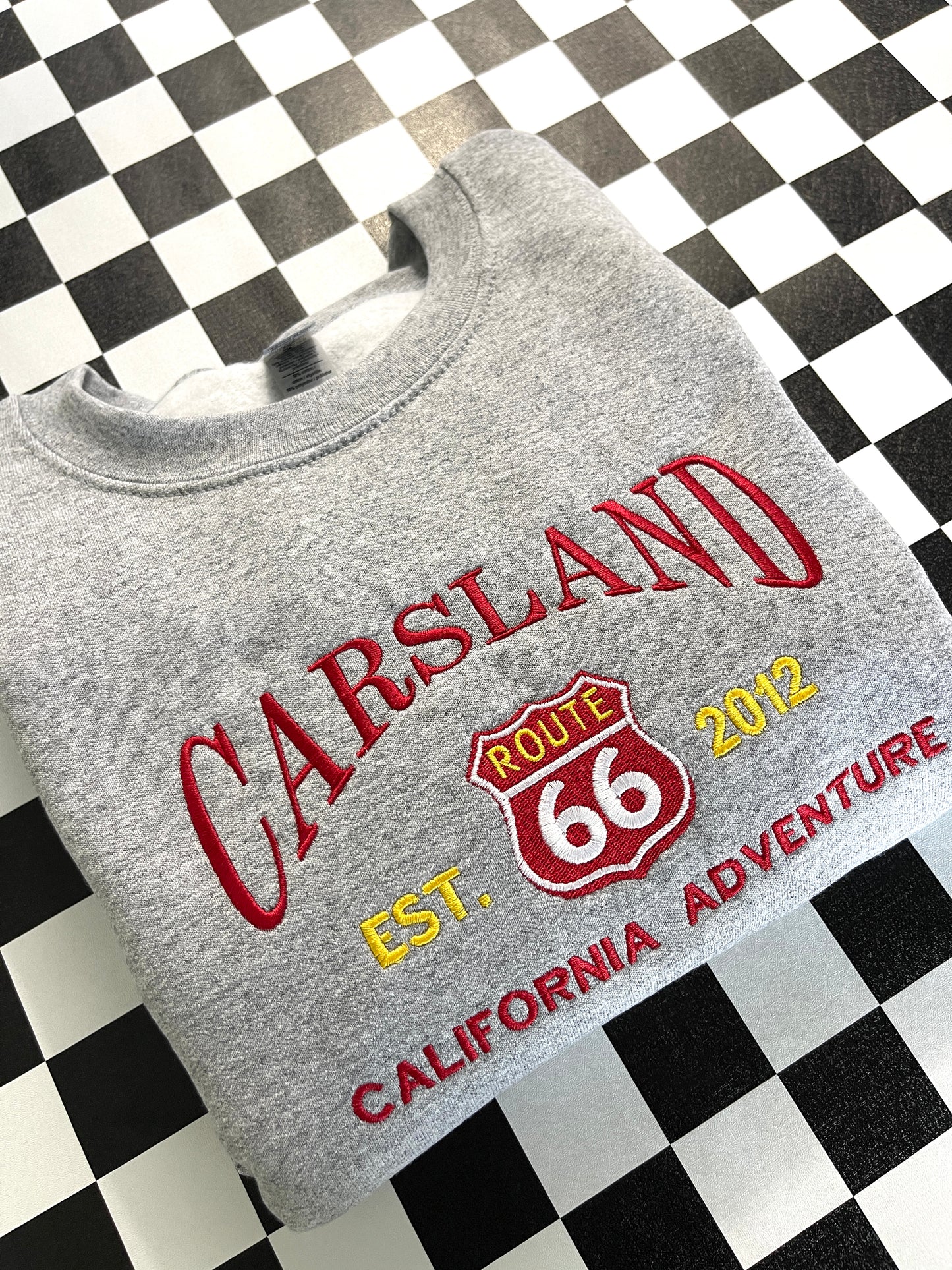 Cars Land Sweatshirt, Embroidered