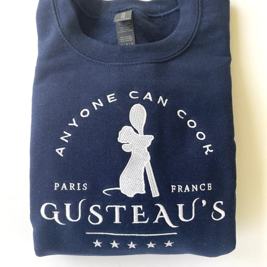 Anyone Can Cook Sweatshirt, Embroidered