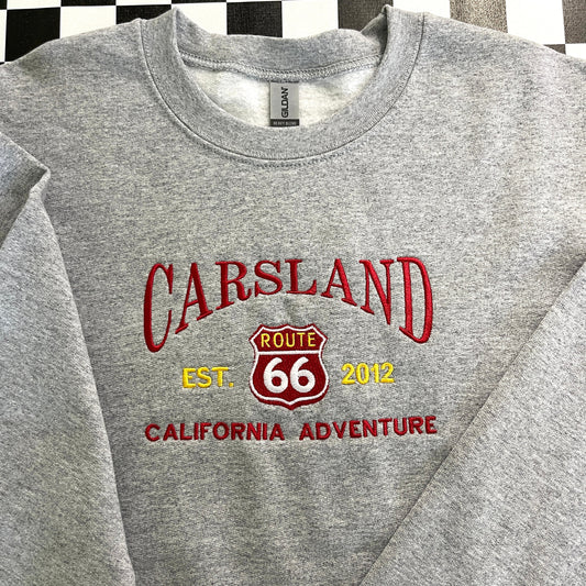 Cars Land Sweatshirt, Embroidered