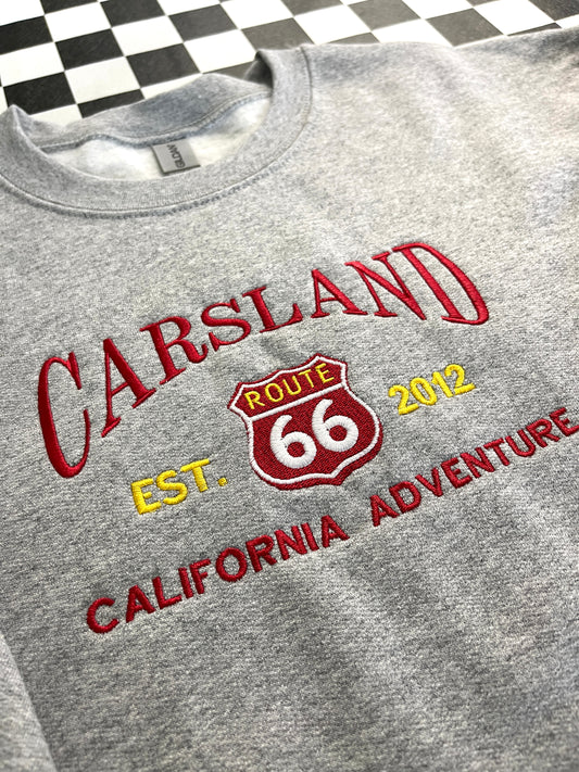 Cars Land Sweatshirt, Embroidered