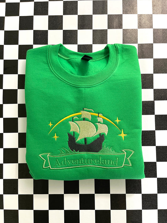 Adventureland Sweatshirt, Embroidered