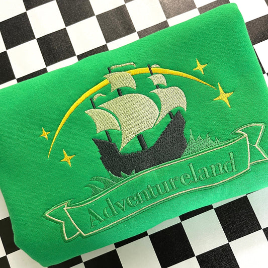 Adventureland Sweatshirt, Embroidered