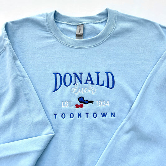 Donald Sweatshirt, Embroidered