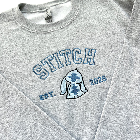 Stitch Sweatshirt, Embroidered